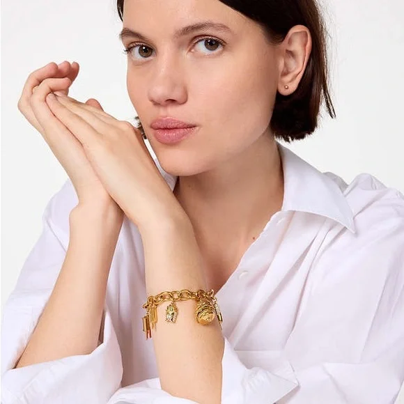 🍔 NWT Kate Spade Fast Food Charm Bracelet 🍟 - Picture 3 of 5